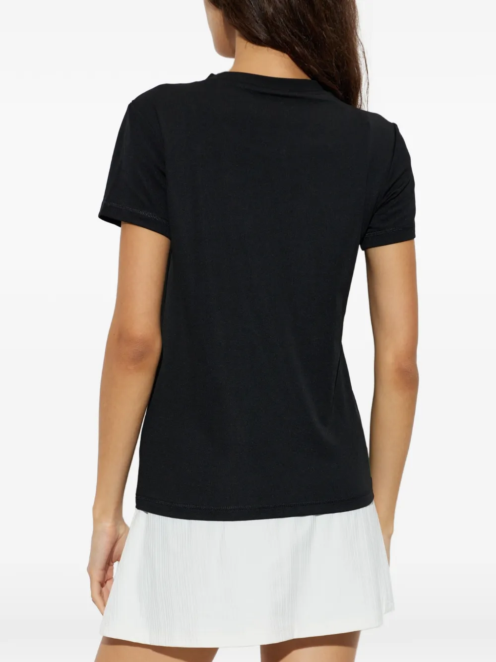 Lacoste T-shirt met logopatch Zwart