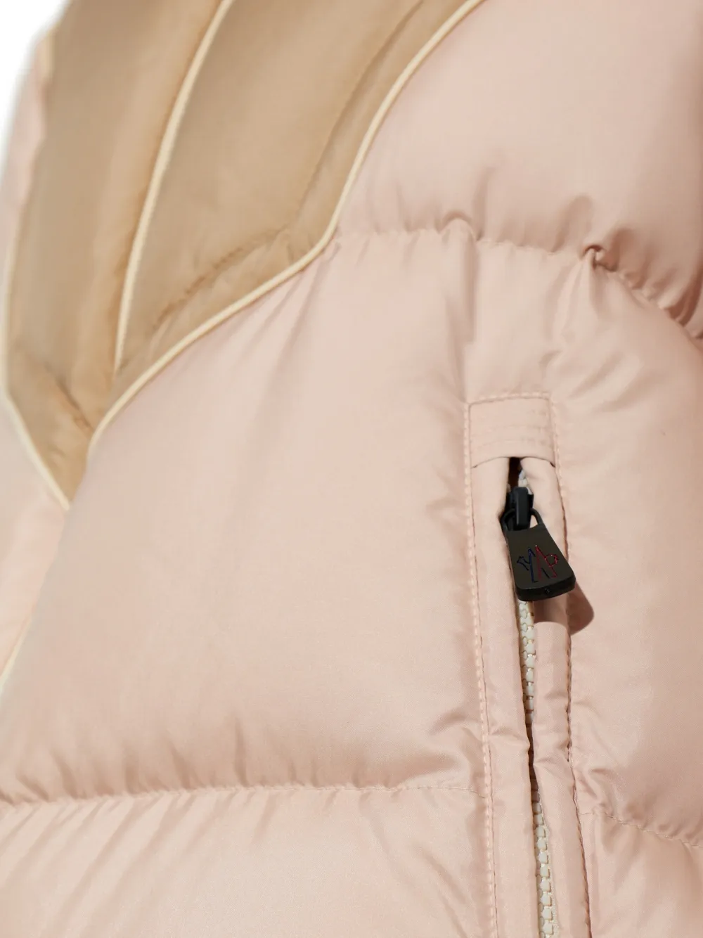 Moncler Grenoble Blainville gewatteerd donsjack Roze