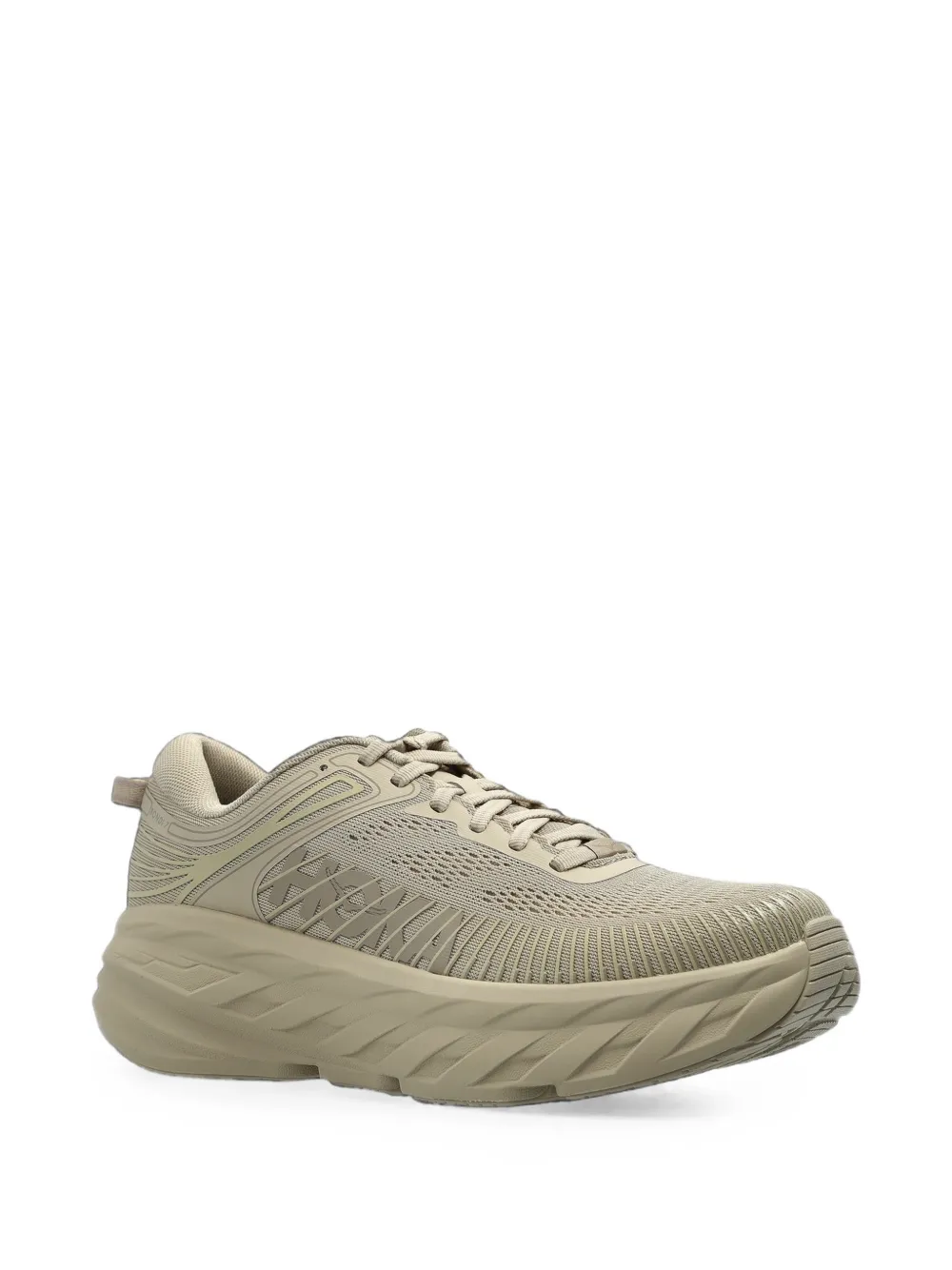 HOKA Bondi 7 mesh sneakers Beige