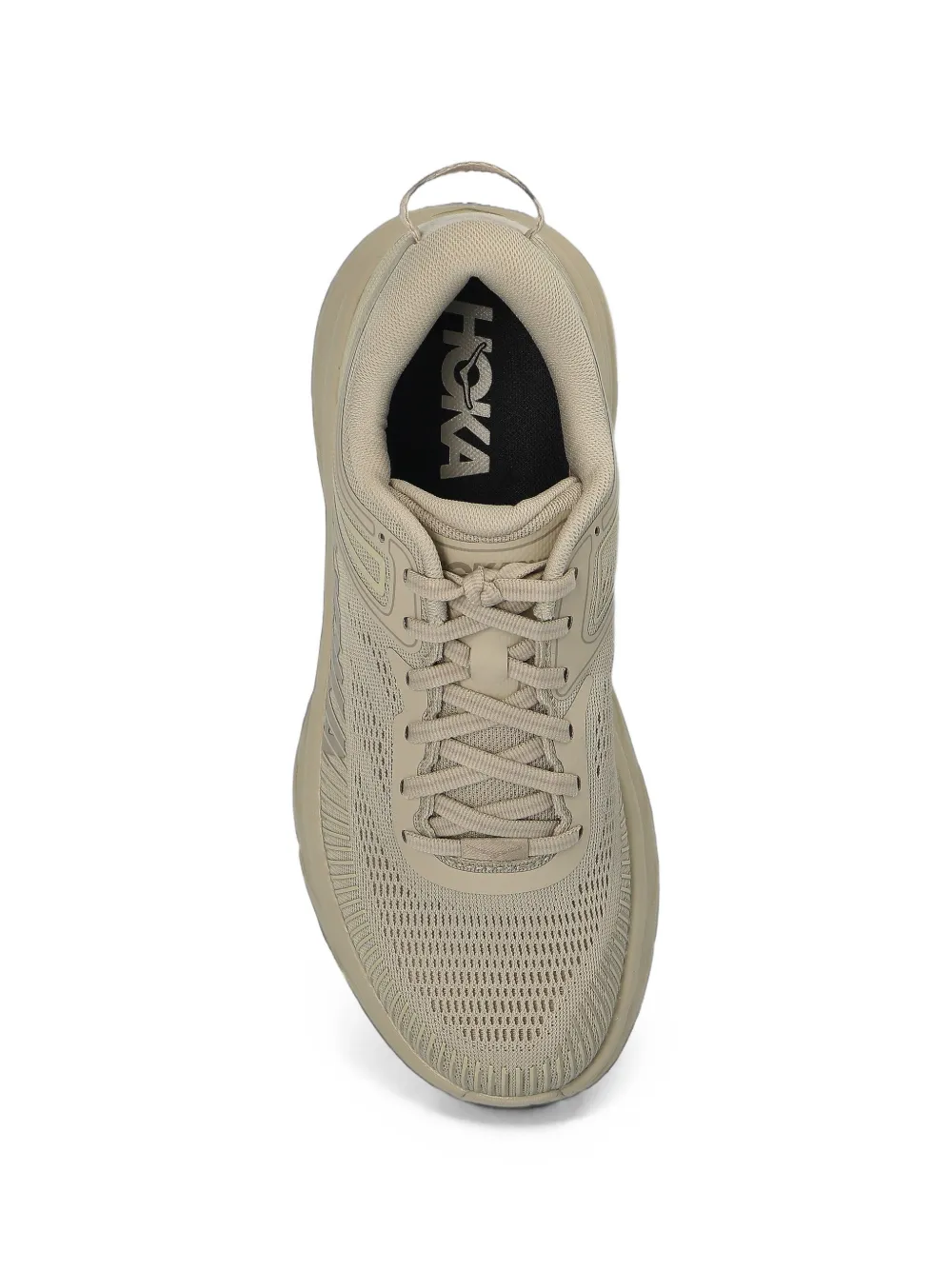 HOKA Bondi 7 mesh sneakers Beige