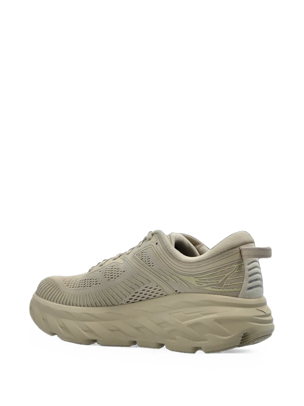 HOKA Bondi 7 mesh sneakers Beige