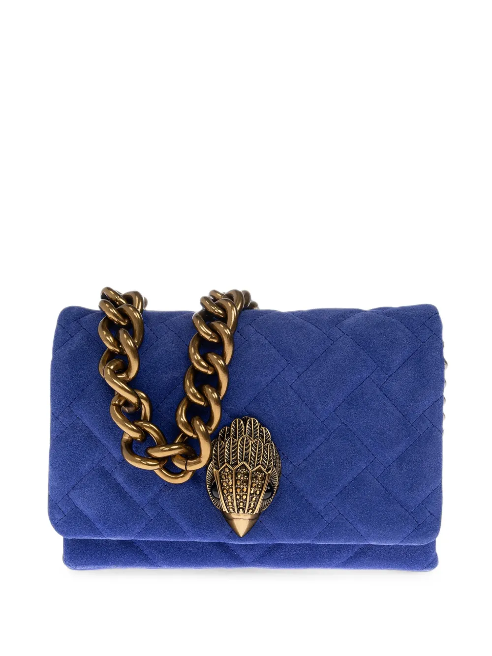 Kurt Geiger London mini Kensington quilted shoulder bag - Blu