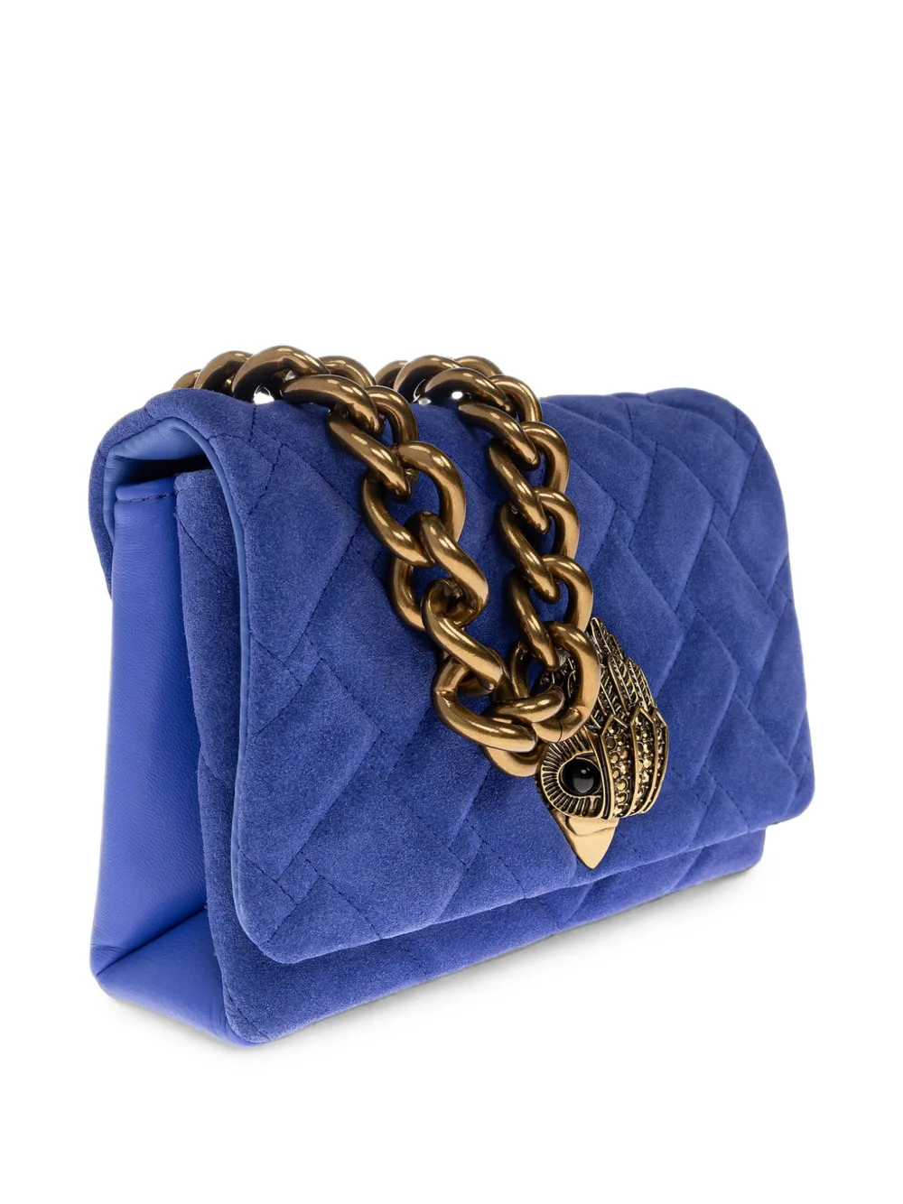 Kurt Geiger London Kensington gewatteerde schoudertas Blauw