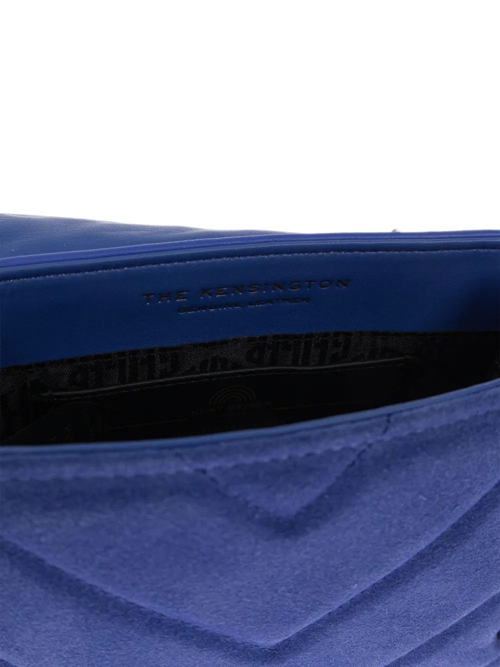 Kurt Geiger London Kensington gewatteerde schoudertas Blauw