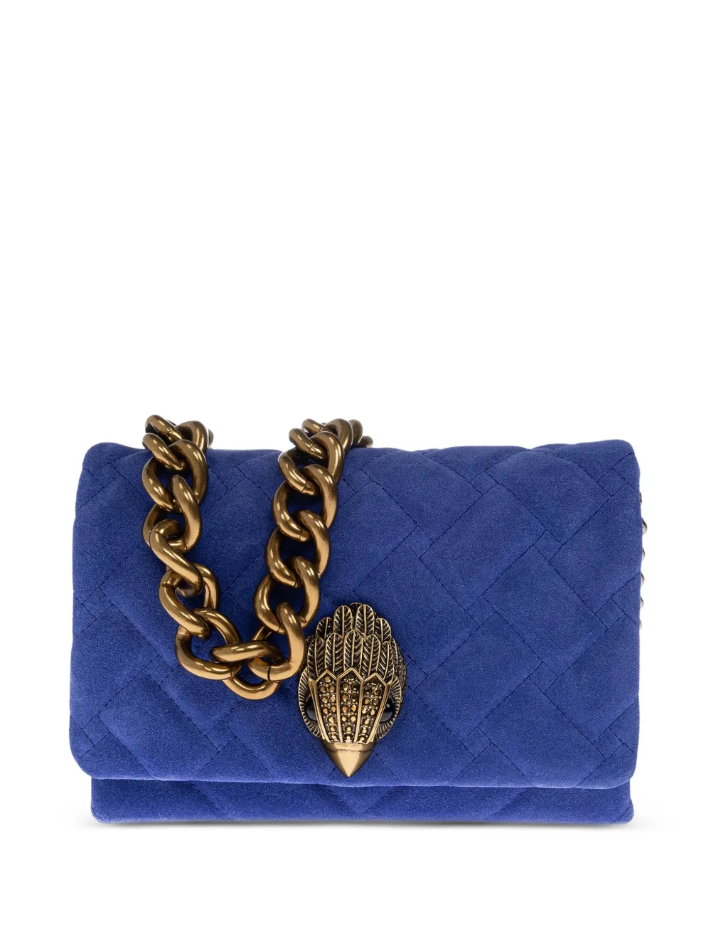 Kurt Geiger London mini Kensington quilted shoulder bag - Blau