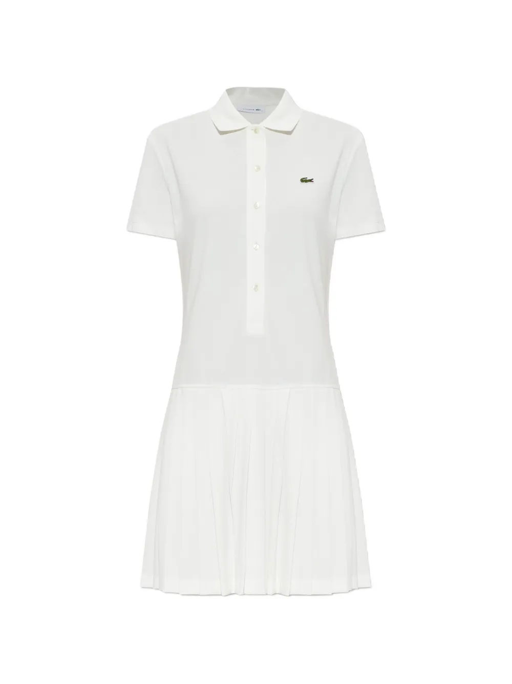 Lacoste pleated-skirt mini polo dress