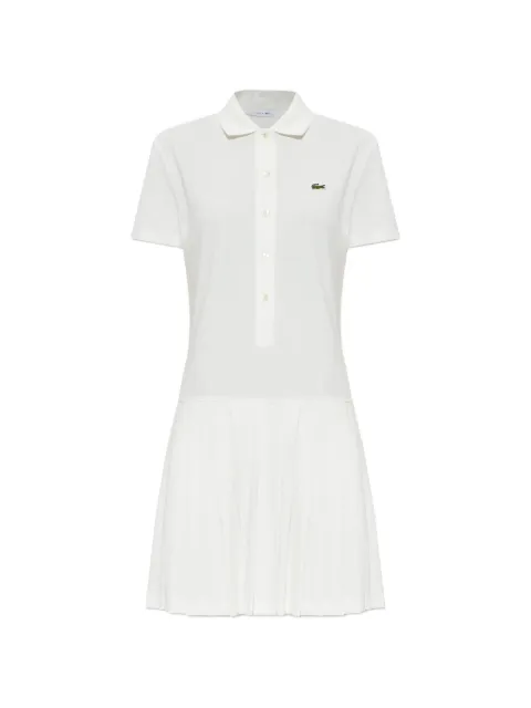 Lacoste pleated-skirt mini polo dress