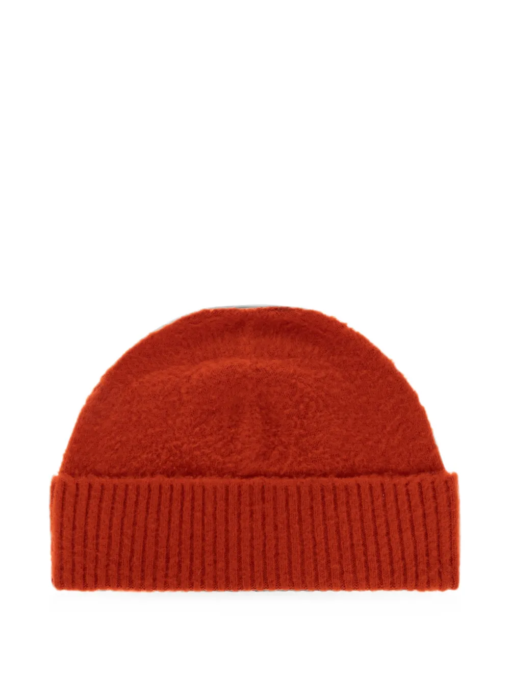 Jil Sander ribbed-knit beanie hat - Arancione