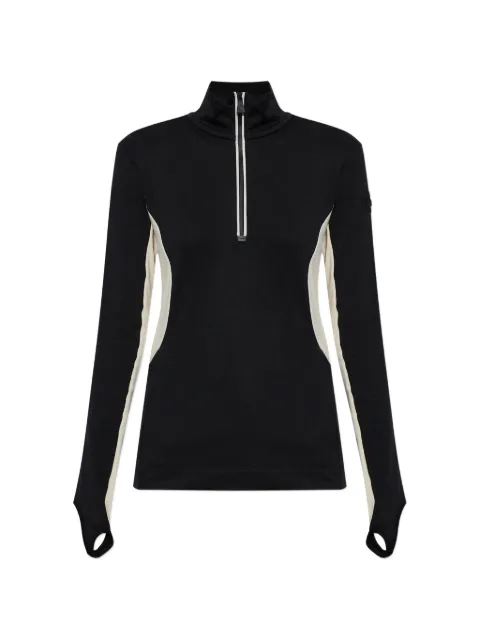 Moncler Grenoble Polartec® panelled half-zip top