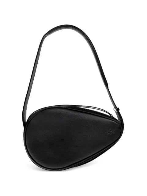 Lacoste bolsa de hombro Smash Court de piel en forma de raqueta