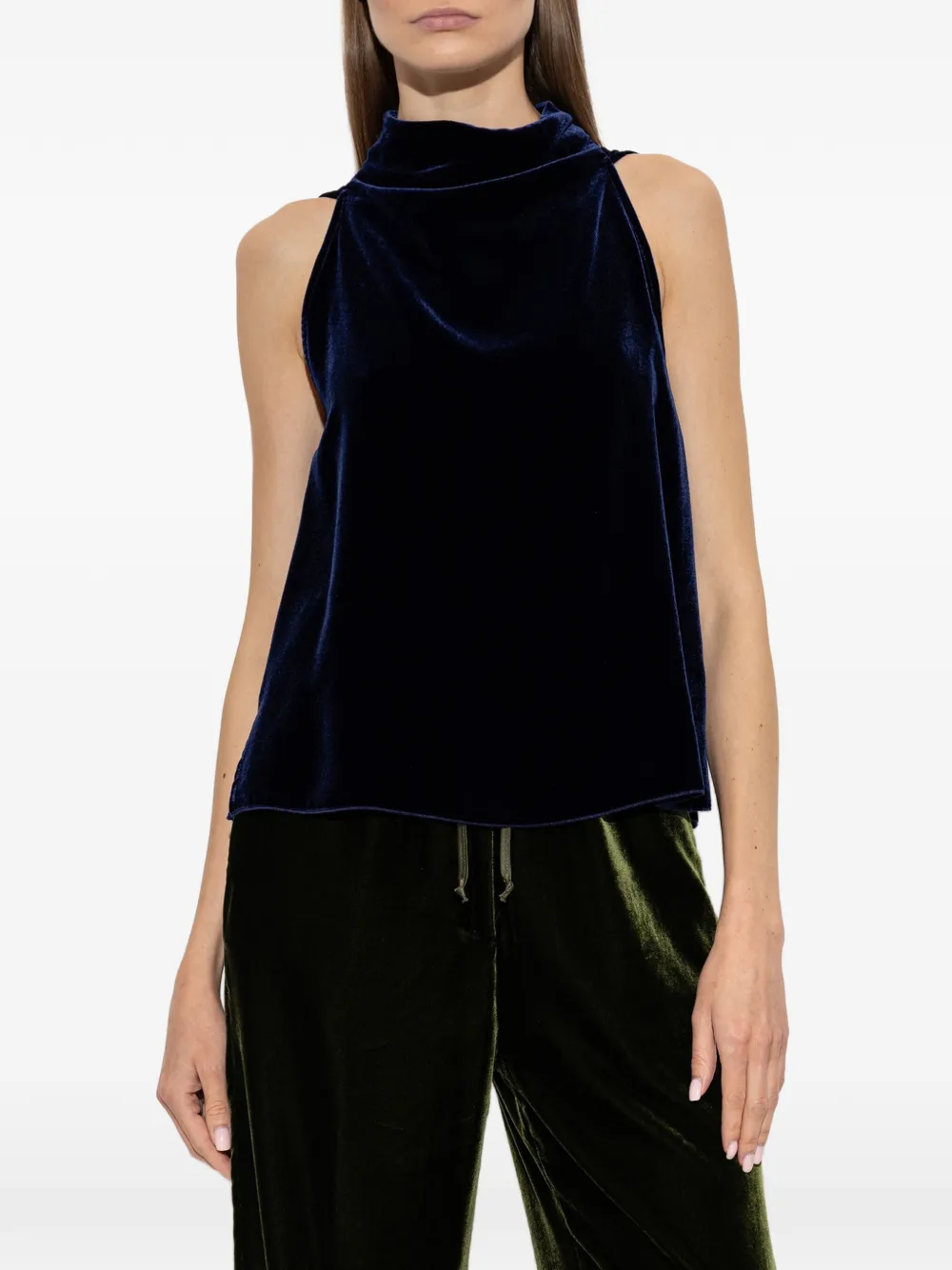 Forte Forte velvet halterneck top - Black