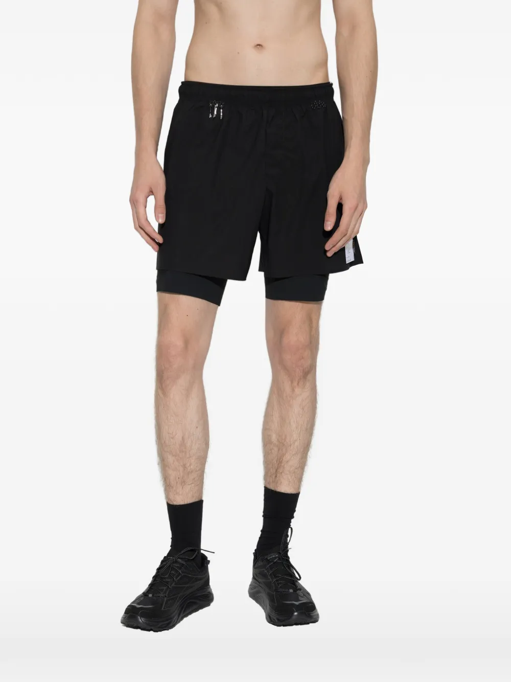 Satisfy Rippy™ Cordura® 8" trail shorts - Schwarz