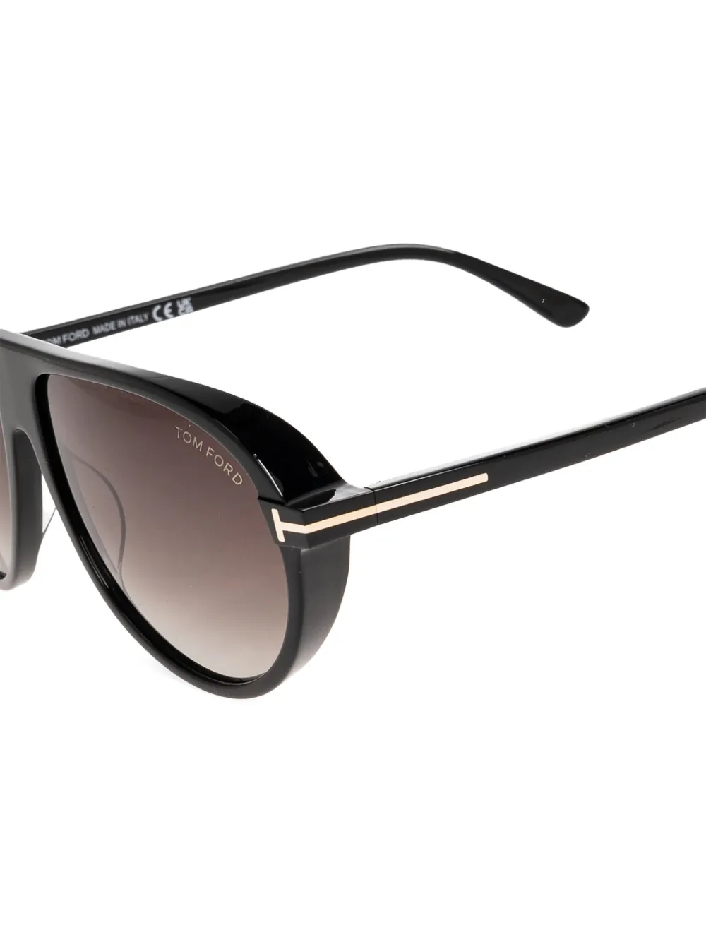 TOM FORD Marcus pilot-frame sunglasses Zwart