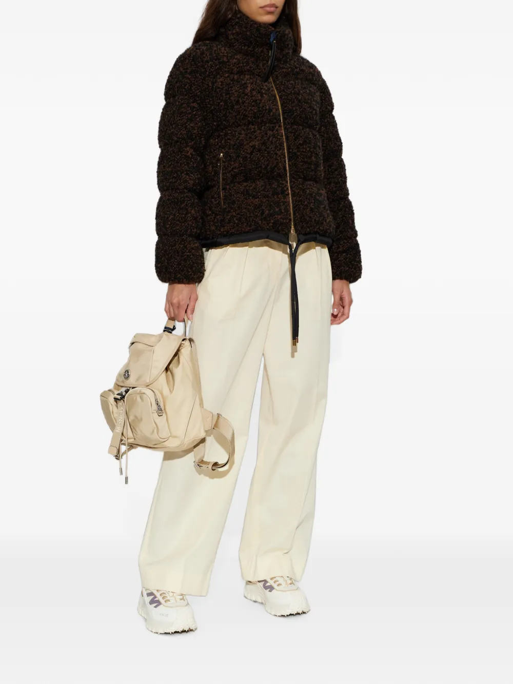 Moncler Trascendance donsjack Bruin