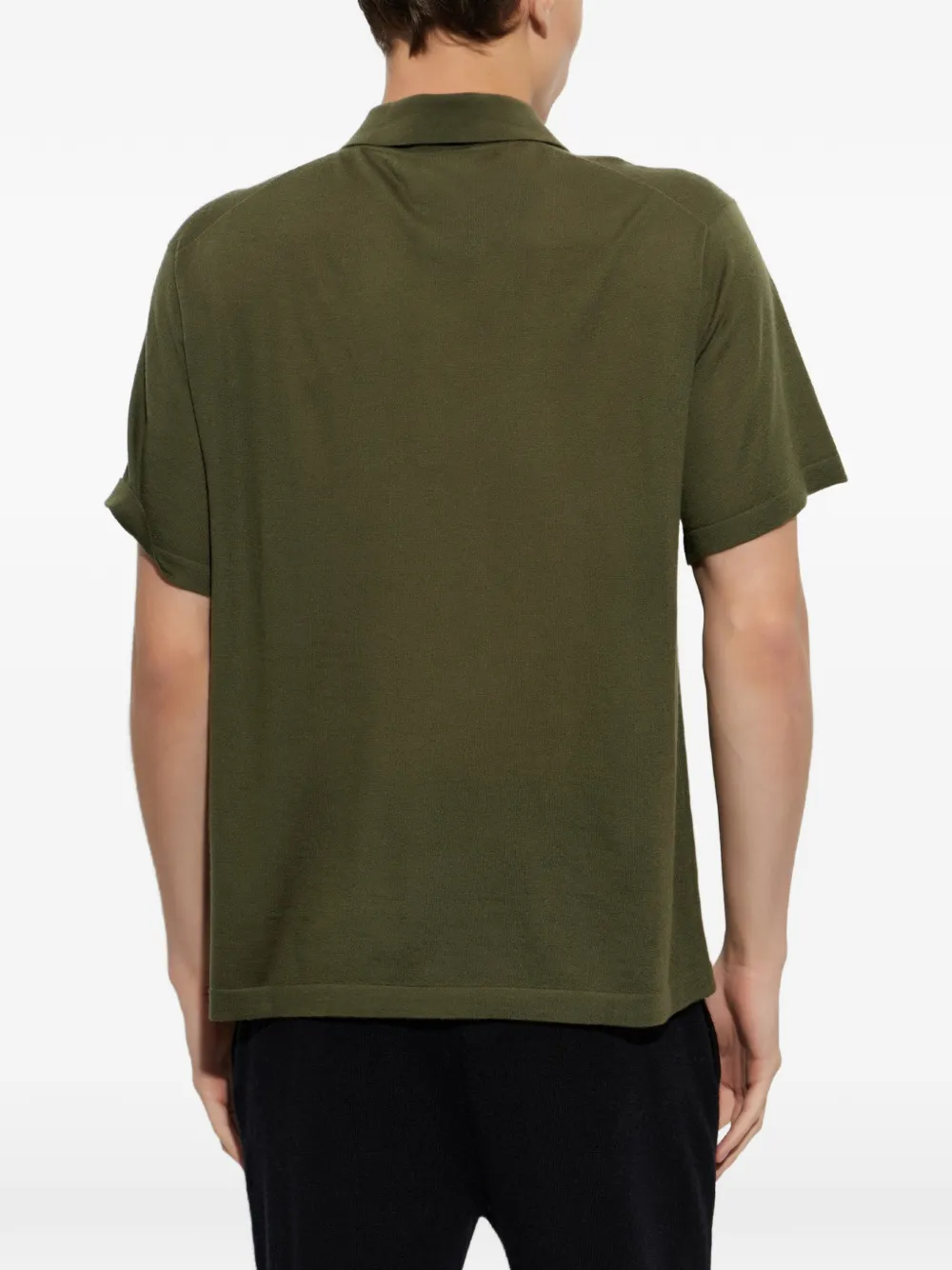 Lisa Yang Carter kasjmier poloshirt Groen