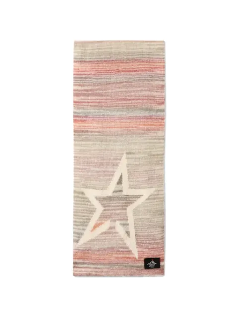 Perfect Moment wool-and-mohair pastel striped scarf