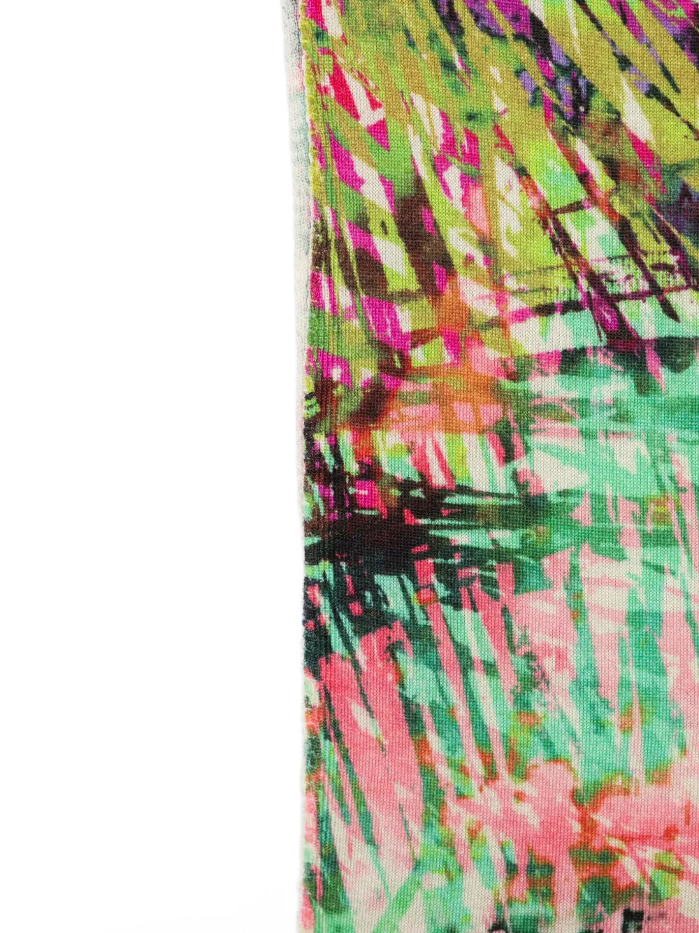 Blumarine Sjaal met abstracte print Groen