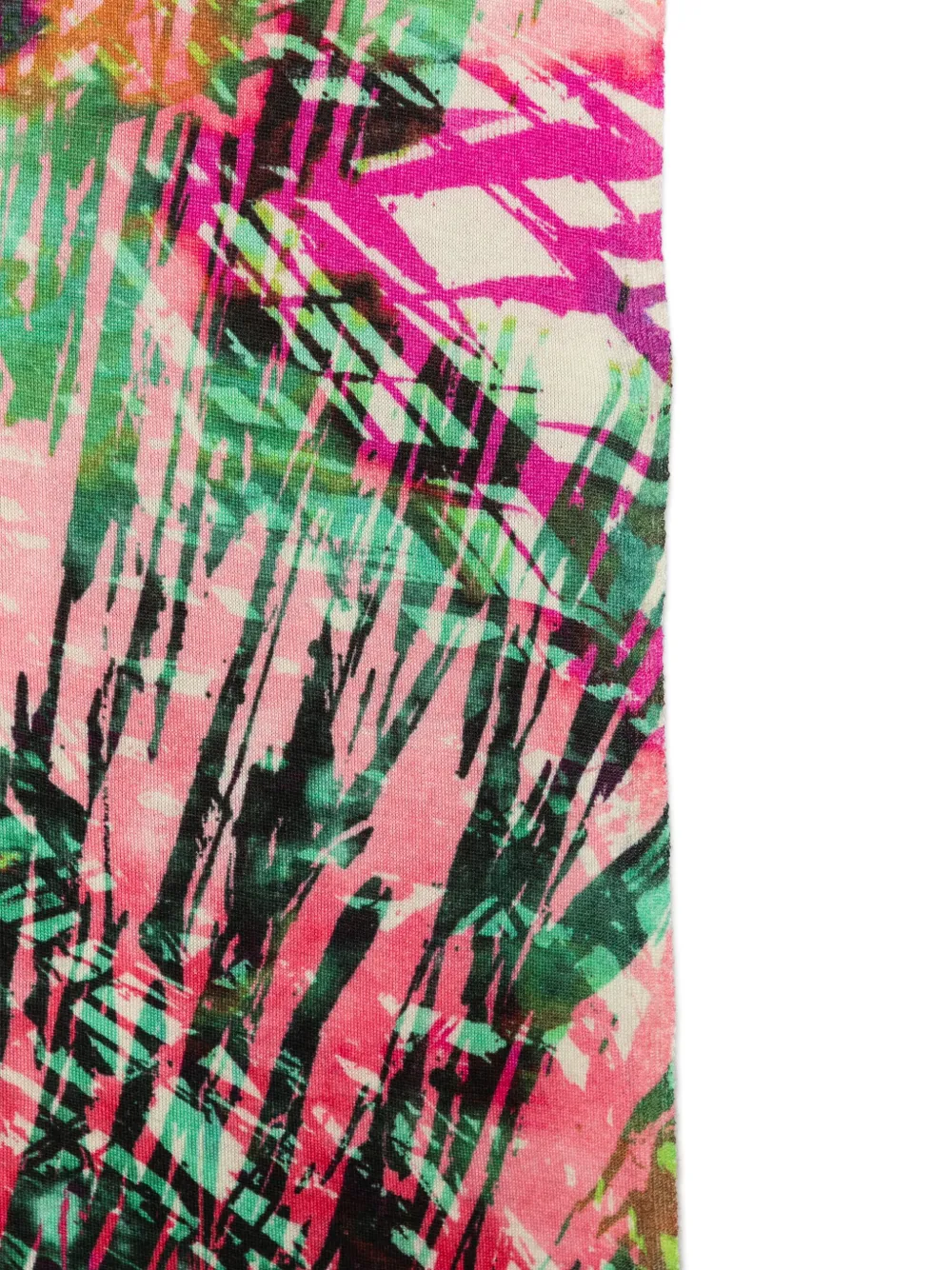 Blumarine Sjaal met abstracte print Groen