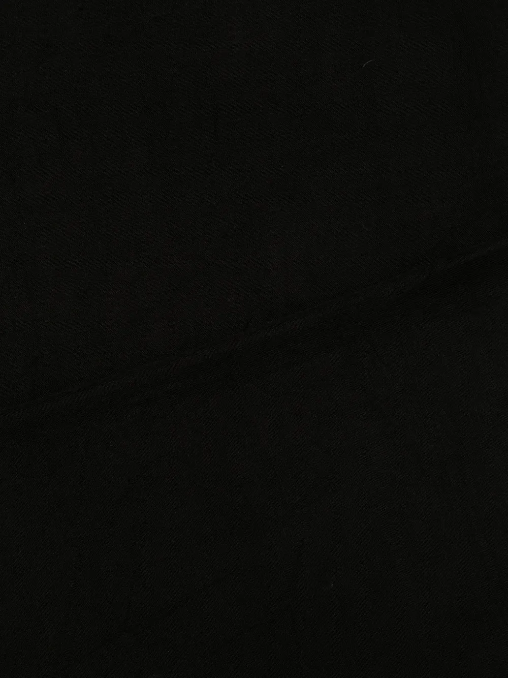 Y's fringed-edge scarf Zwart