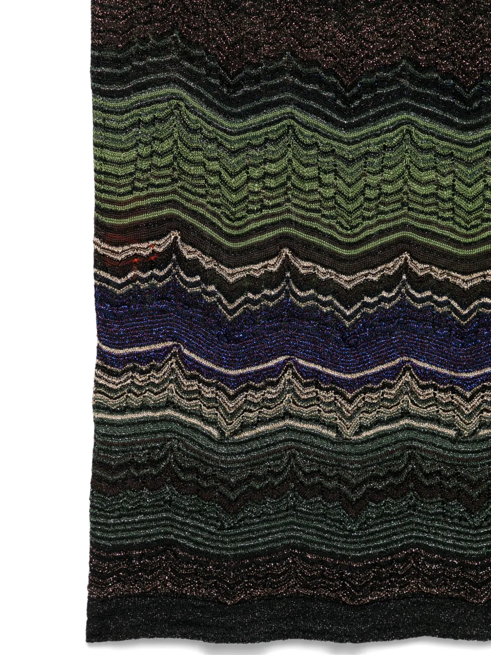 Missoni Sjaal met zigzag-patroon Zwart