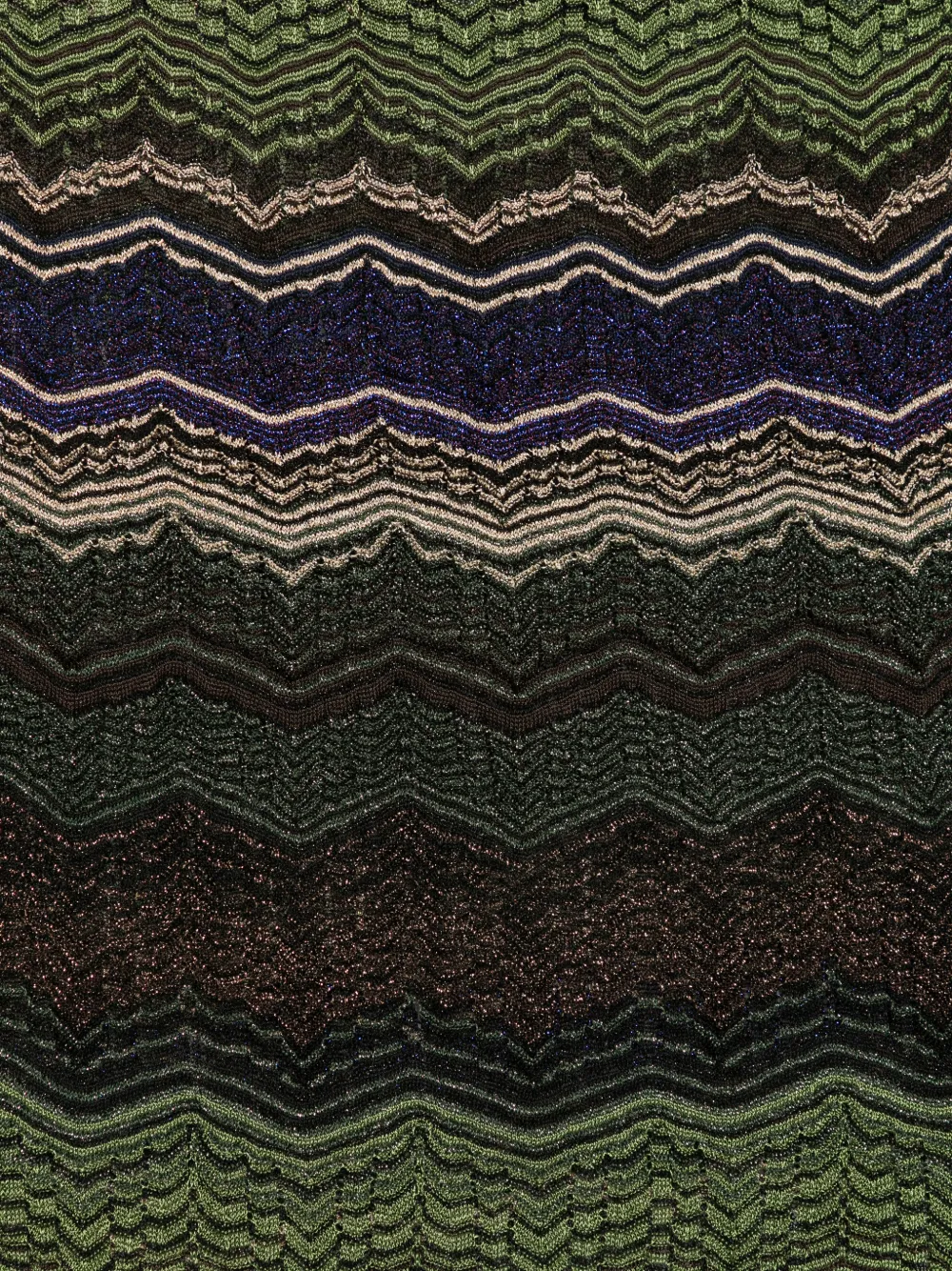 Missoni Sjaal met zigzag-patroon Zwart
