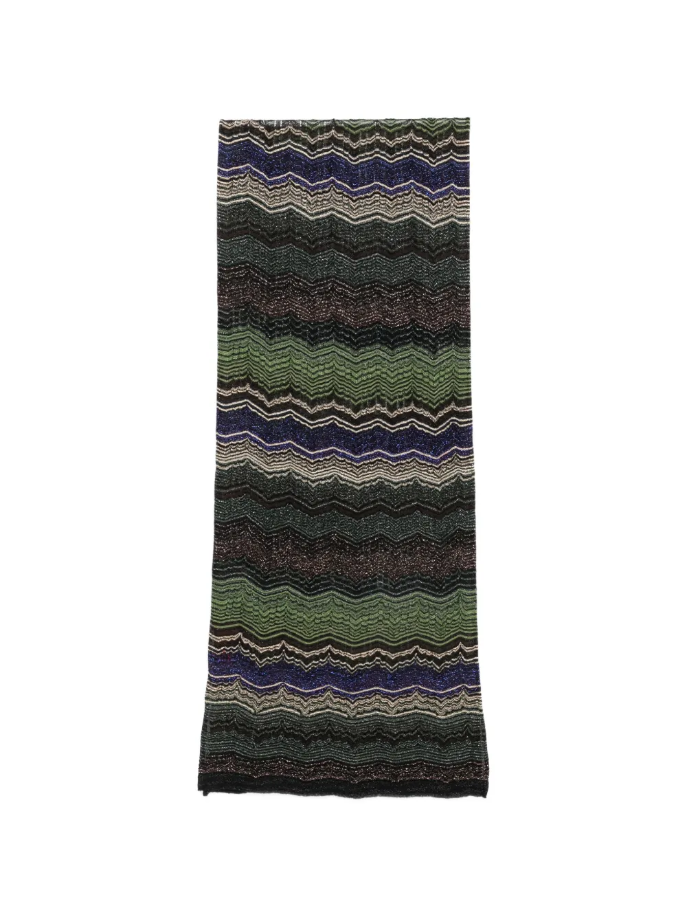Missoni zigzag-pattern scarf - Black