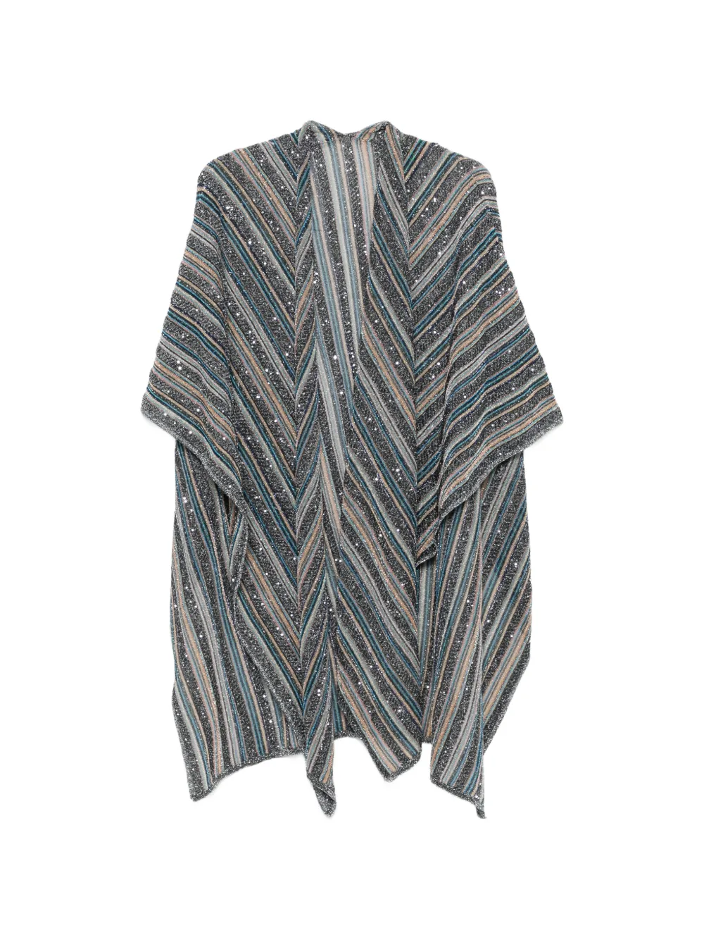 Missoni sequin-embellished scarf - Grey