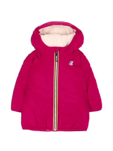 K Way Kids Claudine Bear hooded padded jacket