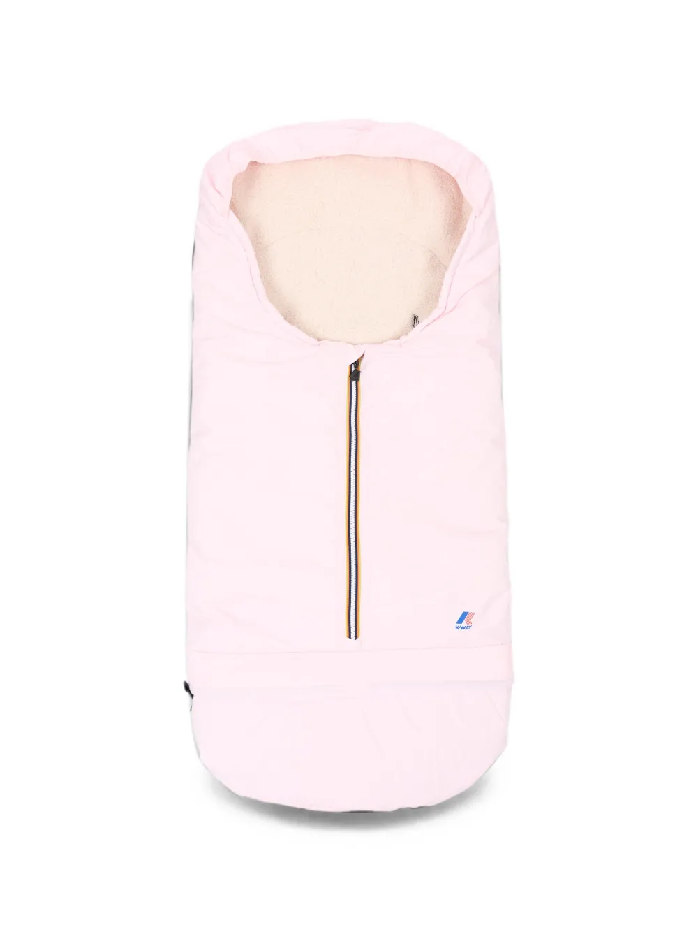 K Way Kids logo-patch sleeping bag - Rosa