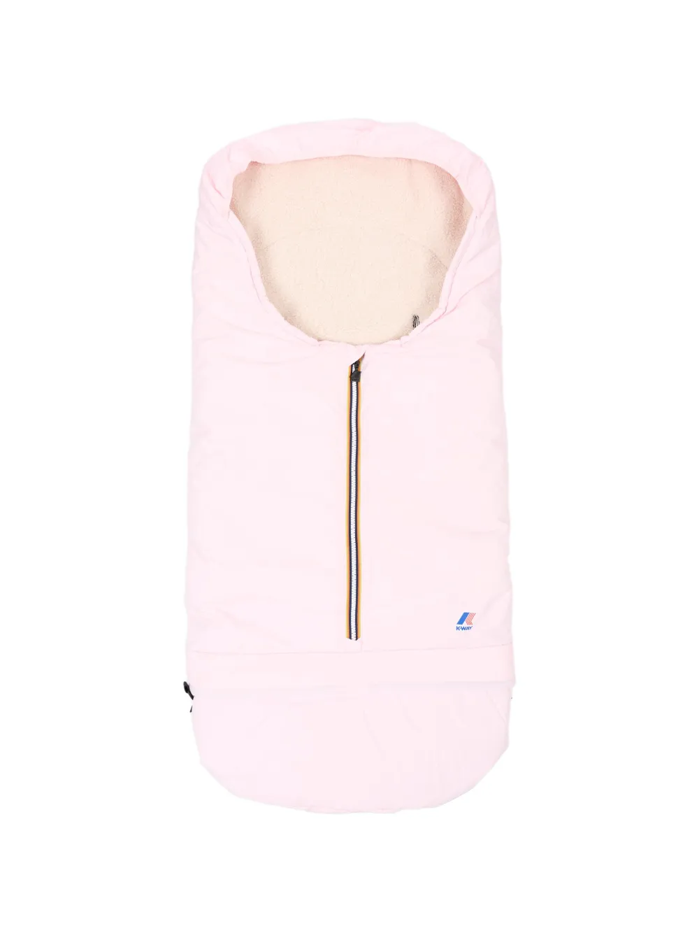 K Way Kids logo-patch sleeping bag - Rosa