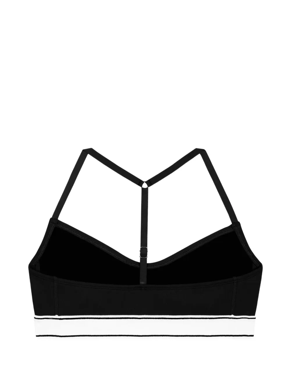 Sporty & Rich Serif sport-bh met logo Zwart