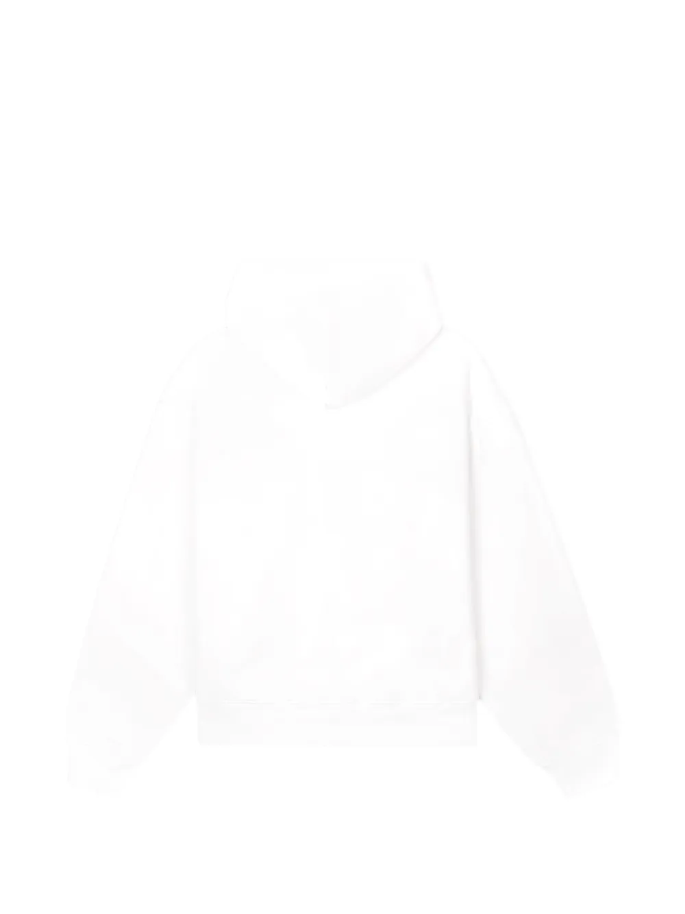 Sporty & Rich Serif Logo hoodie met borduurwerk Wit