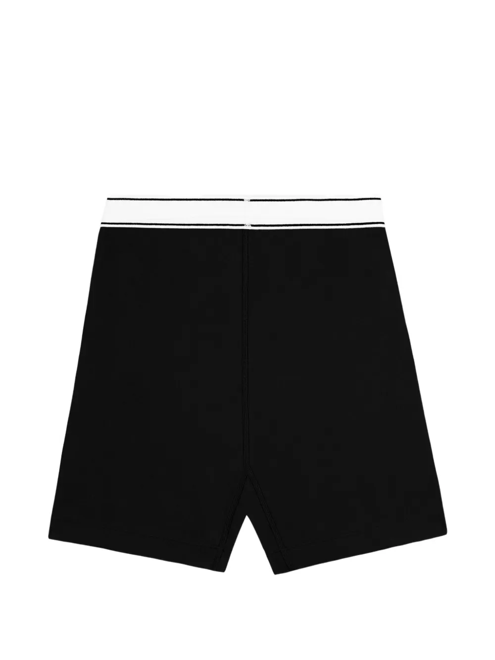 Sporty & Rich Serif bikershorts met logo Zwart