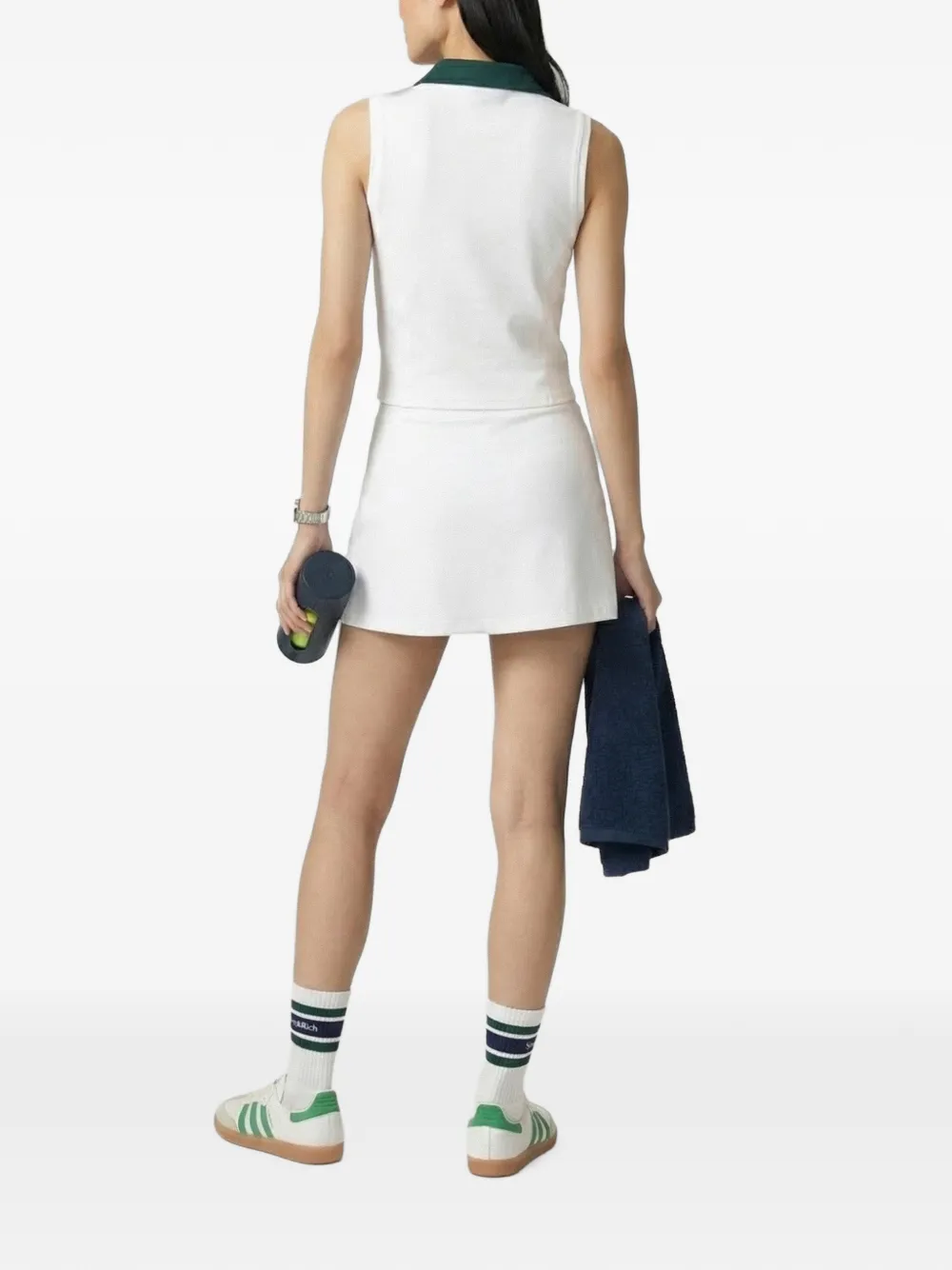 Sporty & Rich Alia SRC Court korte rok Wit