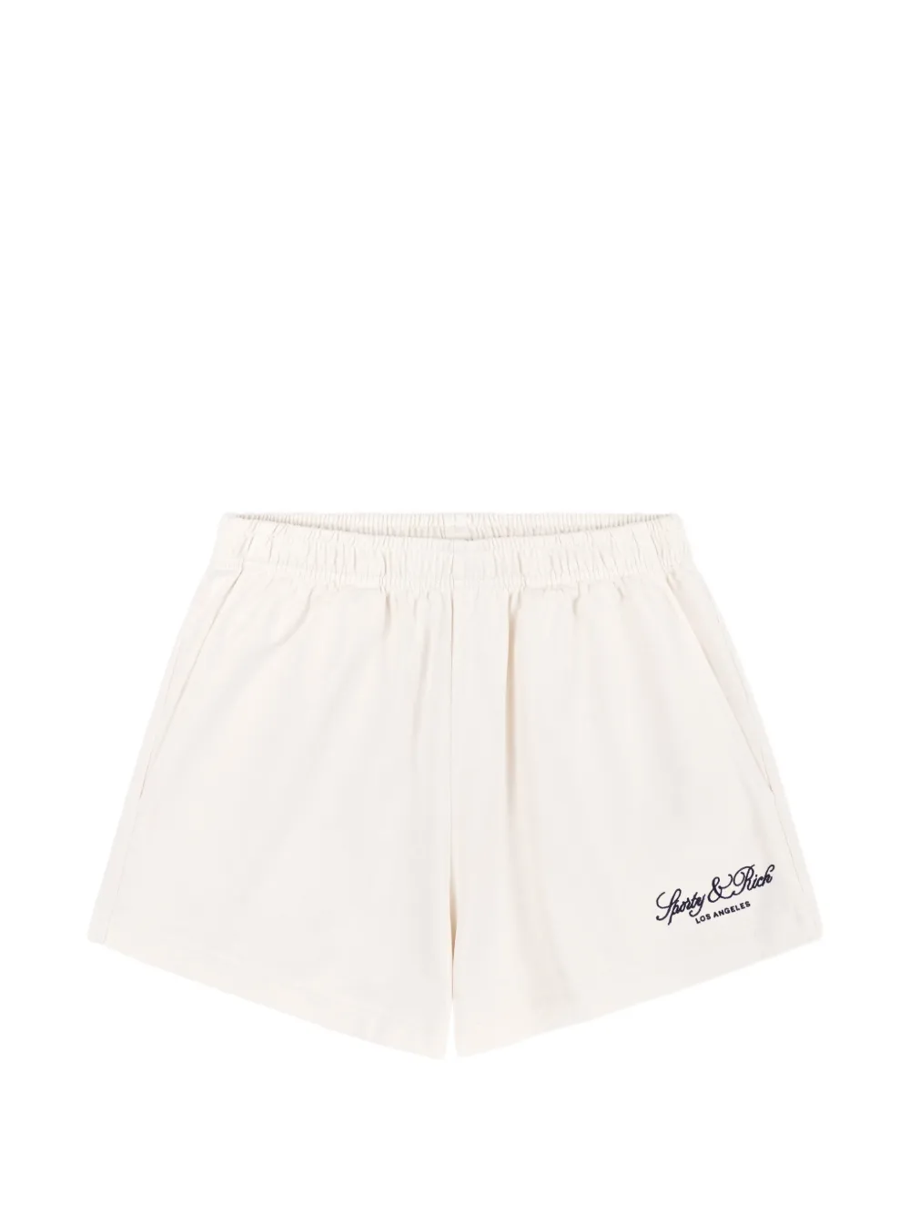 Sporty & Rich Shorts Vendome LA con ricamo - Toni neutri