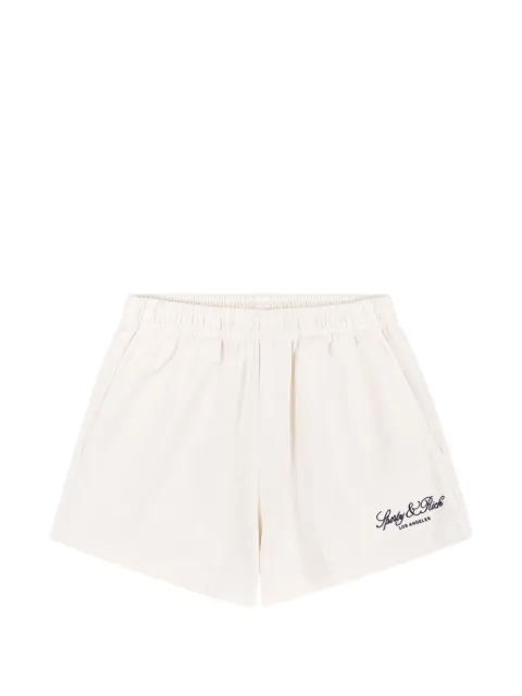 Sporty & Rich Vendome LA embroidered shorts