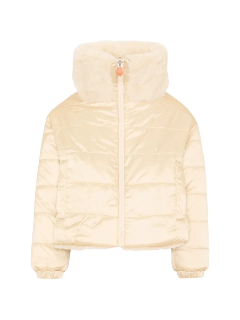 Save The Duck Kids reversible faux-fur jacket - Toni neutri