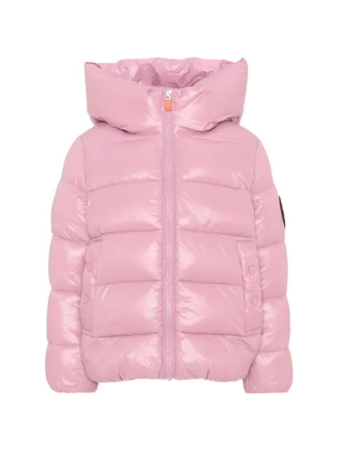 Save The Duck Kids quilted hooded jacket
