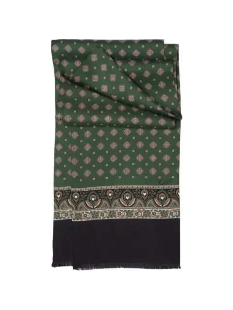 Elizabetta Ancona medallion-pattern scarf