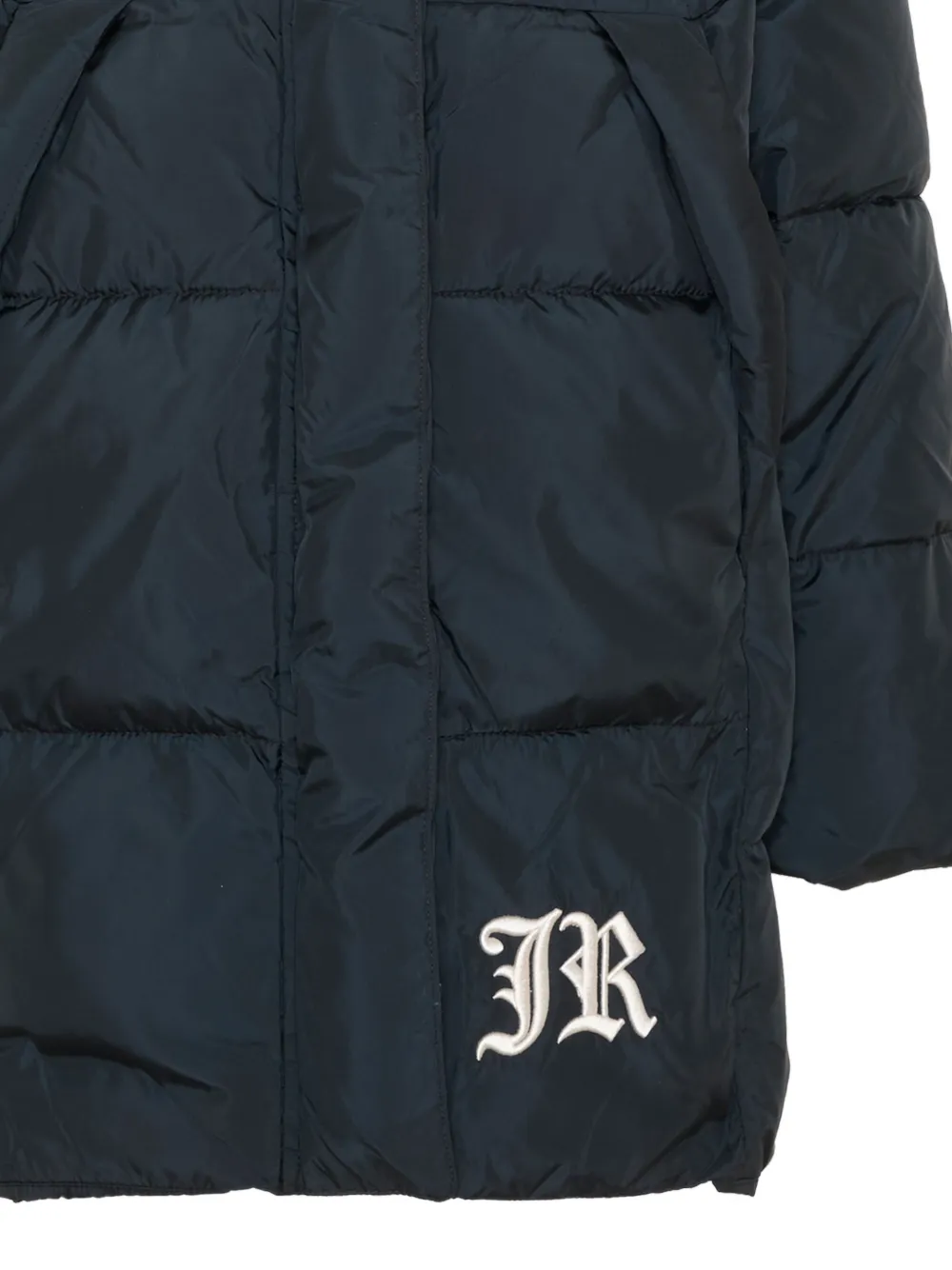 John Richmond Junior Donsjack met logoprint Zwart