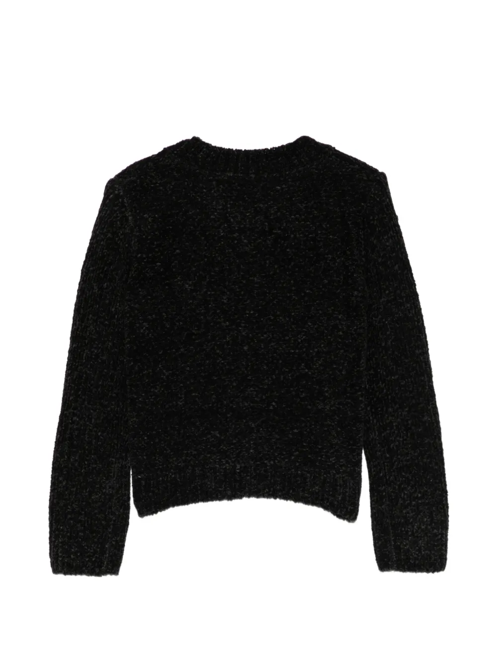 Molo Gilah button-up chenille cardigan Zwart