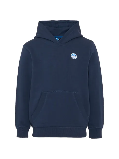 North Sails Kids logo-patch hoodie