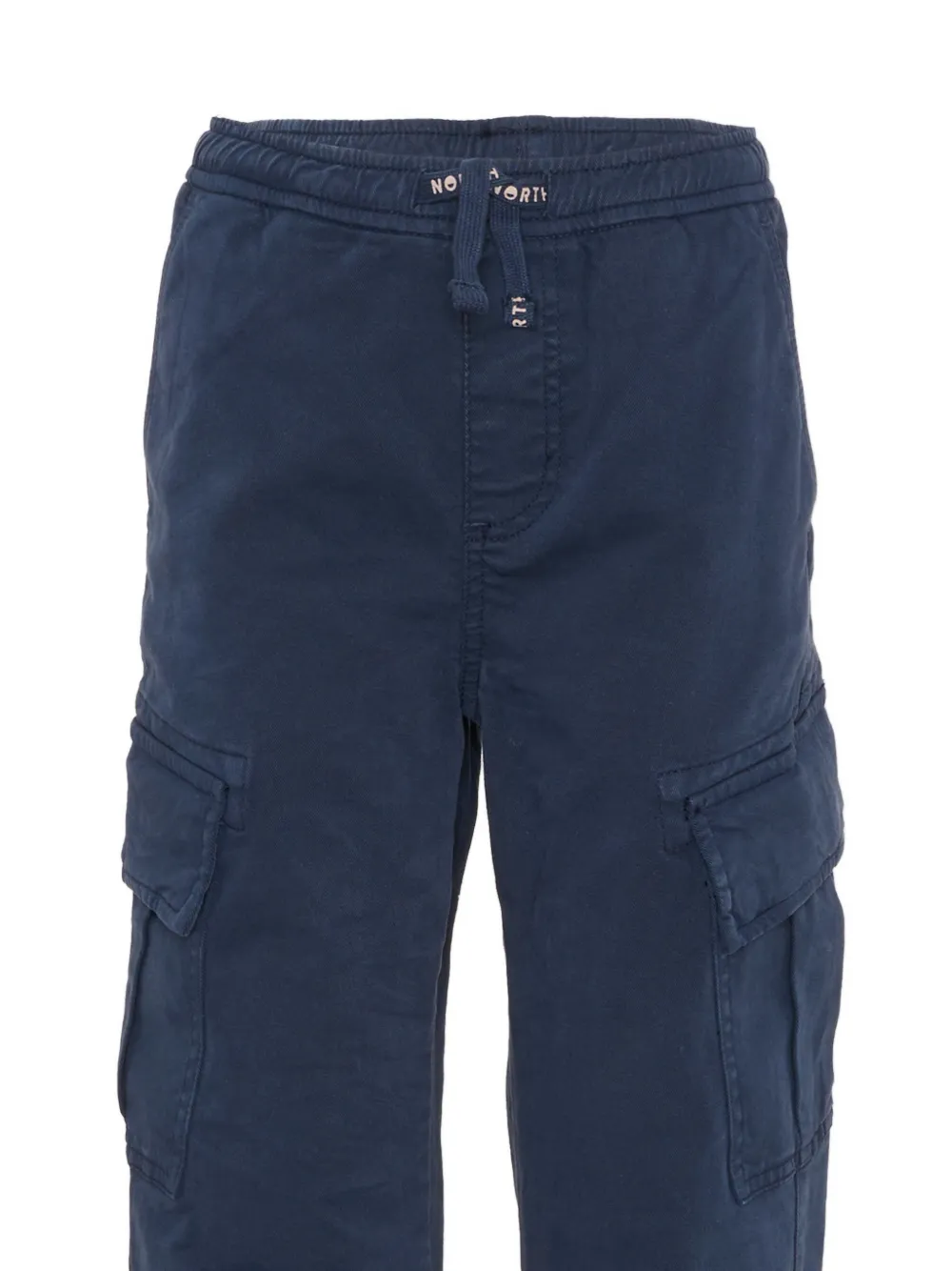 North Sails Kids Cargo broek met trekkoordtaille Blauw