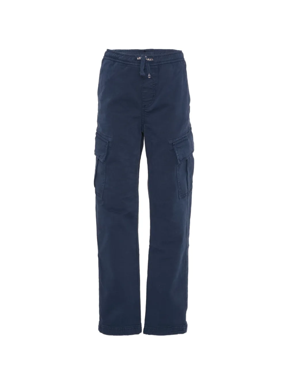 North Sails Kids drawstring-waist cargo pants - Blu