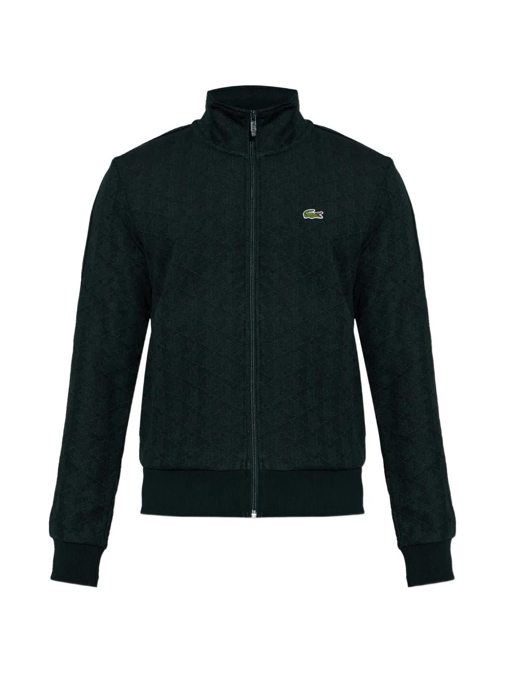 Lacoste Paris monogram-jacquard track jacket
