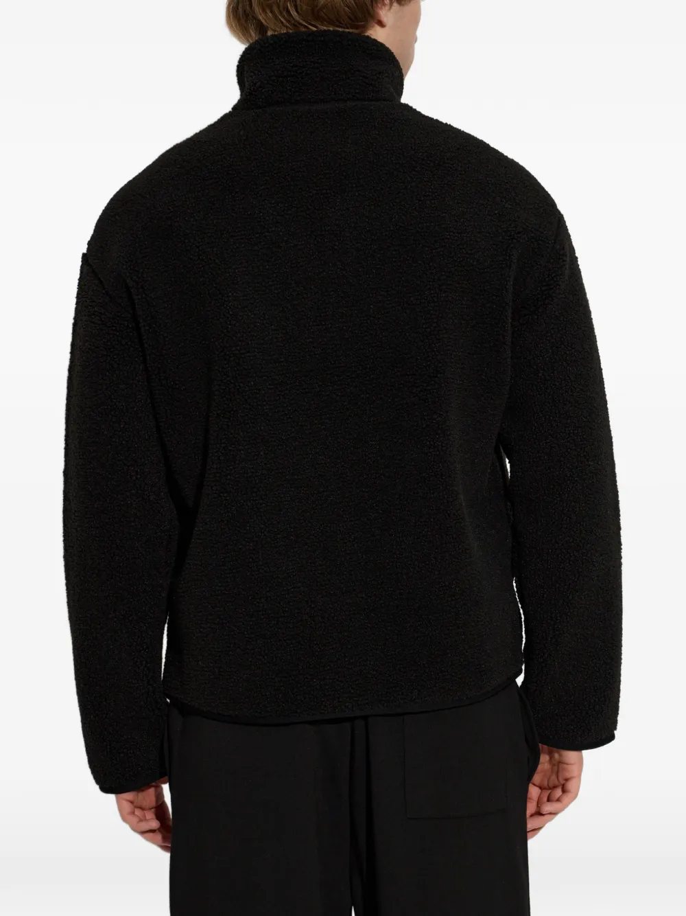 Lacoste Jack met hoge hals Zwart