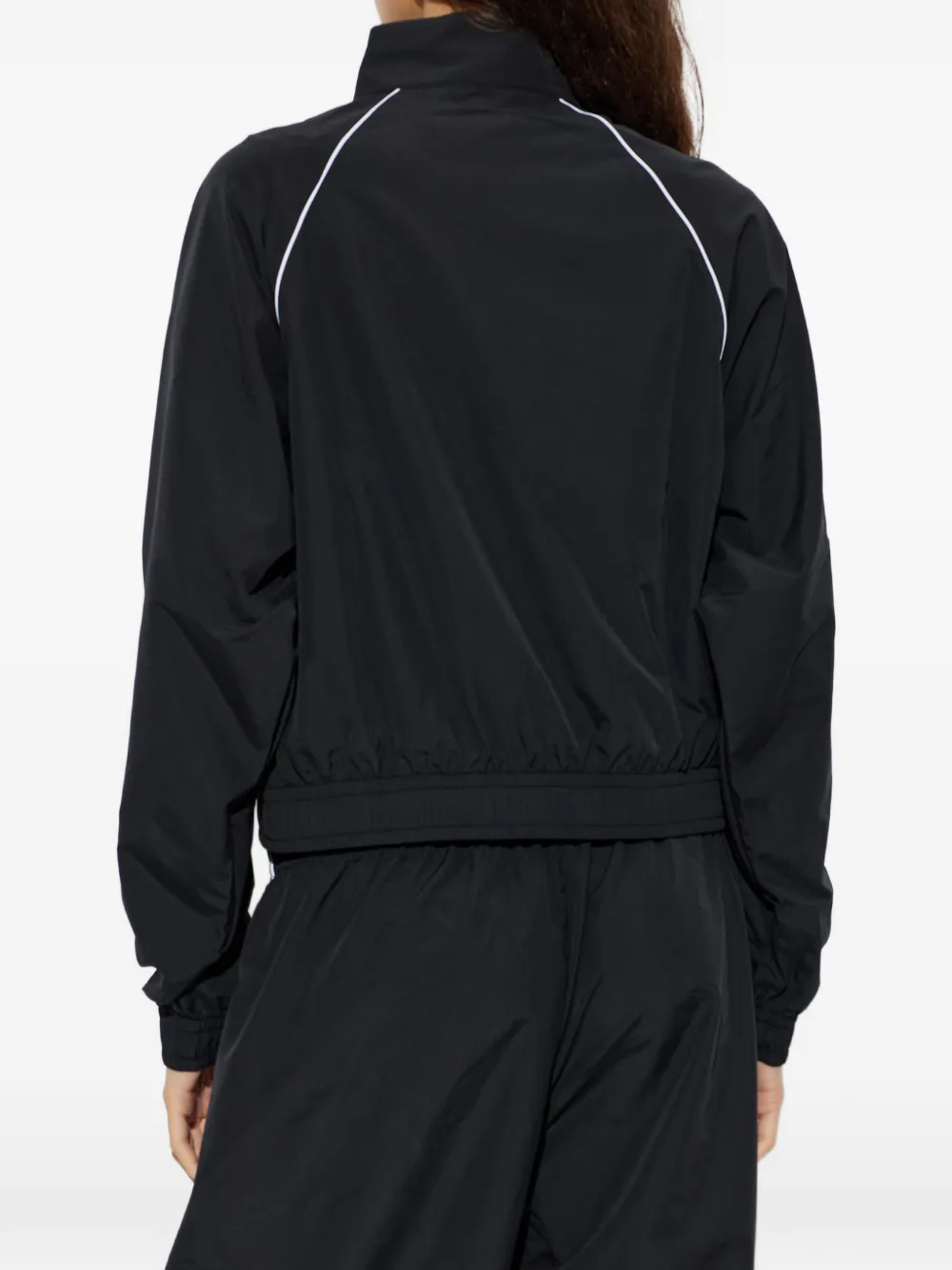 Lacoste Performance trainingsjack met bies Zwart