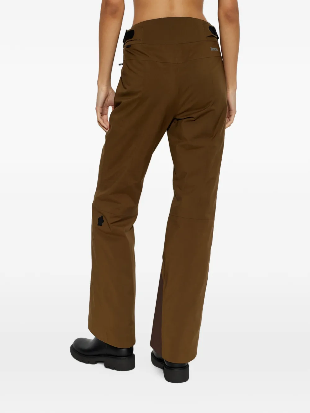 Moncler Grenoble logo-patch ski pants Groen