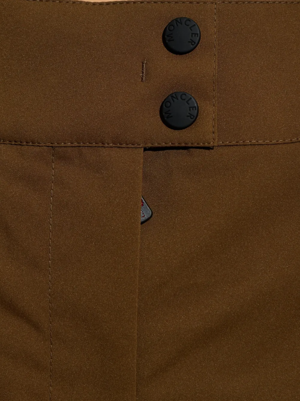 Moncler Grenoble logo-patch ski pants Groen