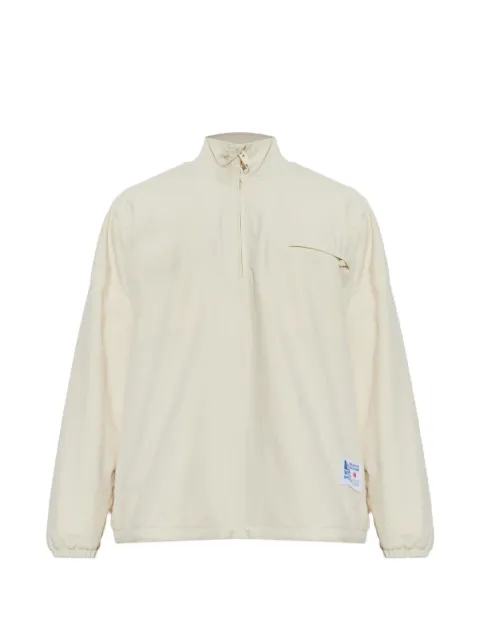 Willy Chavarria quarter-zip logo-patch jacket
